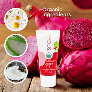 Foto 6 | Foto 6 | Pasta De Dientes Radius Usda Organic Kids Dragon Fruit  90 Ml  Paquete De 1 - Venta Internacional.