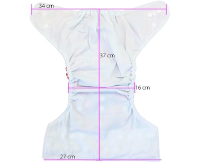 Foto 7 | Foto 7 | Pañal Ecológico De Tela Ecobaby Original Con Inserto Nocturno Y Refuerzo