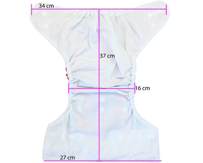 Foto 3 | Foto 3 | Pañal De Tela Para Bebés Reutilizable Ecológico Doble Barrera Ecobaby Original