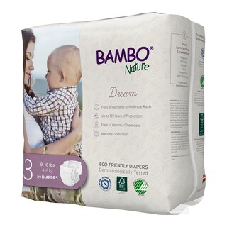 Foto 4 | Foto 4 | Pañales Hipoalergénicos Bambo Nature Dream, Tamaño 3 (9 A 18 Libras) - Venta Internacional.
