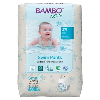 Foto 1 | Foto 1 | Pañales De Natación Bambo Nature Hipoalergénicos Pequeños (15-26 Libras) - Venta Internacional.