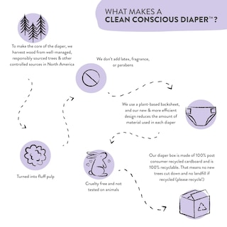 Foto 7 | Foto 7 | Pañales The Honest Company Clean Conscious Overnight, Talla 4 - Venta Internacional.
