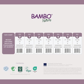 Foto 3 | Foto 3 | Pañales Para Bebés Bambo Nature Premium, Ecológicos, Tamaño 5 X 150 - Venta Internacional.