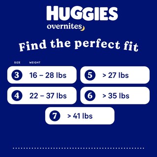 Foto 7 | Foto 7 | Pañales De Noche Huggies Overnites, Tamaño 6 (16-18 Kg), 36 Unidades - Venta Internacional.