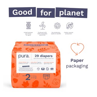 Foto 4 | Foto 4 | Pañales Pura Tamaño 2, Hipoalergénicos, Ecológicos, De 7 A 13 Libras X 174 - Venta Internacional.