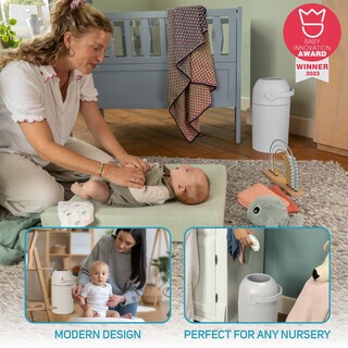 Foto 5 | Foto 5 | Cubeta Para Pañales L.a. Baby Magic, Sistema 100% Libre De Olores, Color Blanco - Venta Internacional.