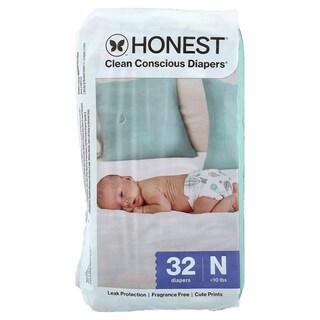 Foto 1 | Foto 1 | Pañales The Honest Company Con Forma De Jirafa Multicolor, Talla 0, 32 Unidades - Venta Internacional.