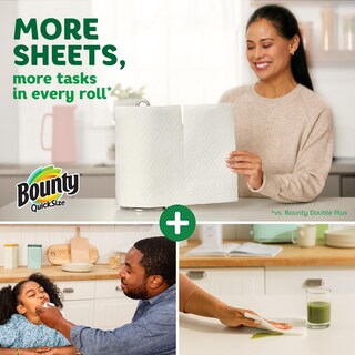 Foto 3 | Foto 3 | Toallas De Papel Bounty Tamaño Rápido Color Blanco 16 Unidades Familiares = 40 Estándar - Venta Internacional.