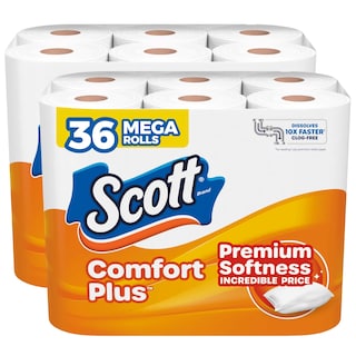 Foto 1 | Foto 1 | Papel Higiénico Scott Comfortplus 36 Mega Rollos De 1 Capa - Venta Internacional.