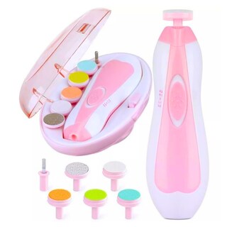 Foto 1 | Foto 1 | Kit Limpiador De Uñas Eléctrico Baby Pink Con 6 Cabezales Intercambiables - Venta Internacional.