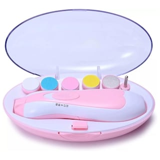 Foto 2 | Foto 2 | Kit Limpiador De Uñas Eléctrico Baby Pink Con 6 Cabezales Intercambiables - Venta Internacional.
