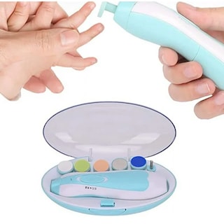 Foto 2 | Foto 2 | ''lima De Uñas Eléctrica Para Bebés Portátil Con Luz Led 6 En1 Lab.g Azul ''