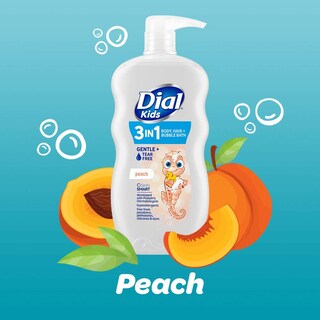Foto 3 | Foto 3 | Body And Hair Bubble Bath Dial Kids, Color Melocotón, 710 Ml (paquete De 4) - Venta Internacional.