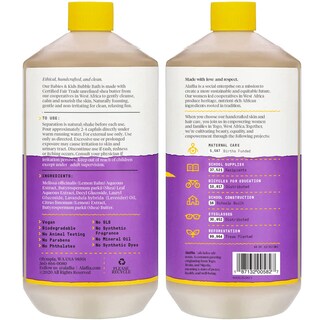 Foto 2 | Foto 2 | Baño De Burbujas Alaffia Para Bebés Y Niños, Limón Y Lavanda, 960 Ml, Paquete De 2 - Venta Internacional.