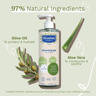 Foto 3 | Foto 3 | Gel Limpiador Mustela Certificado Orgánico 400 Ml Para Bebés Niños Y Adultos - Venta Internacional.