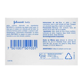 Foto 3 | Foto 3 | Jabón Cremoso Johnson's Baby Original 75 g