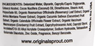 Foto 4 | Foto 4 | Crema Para Bebés Original Sprout Scrumptious Con Botella De Zinc De 355 Ml - Venta Internacional.