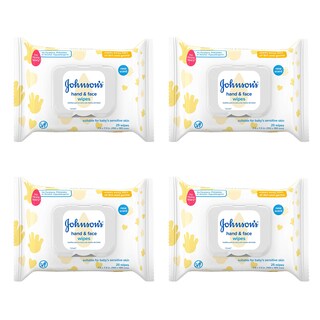 Foto 1 | Foto 1 | Toallitas Limpiadoras Desinfectantes Para Bebés Johnson's Hand & Face 25 Unidades - Venta Internacional.