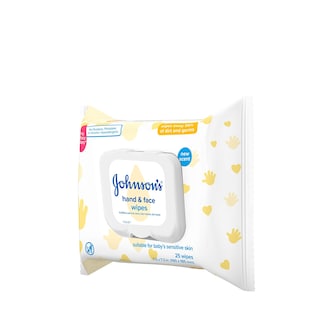 Foto 6 | Foto 6 | Toallitas Limpiadoras Desinfectantes Para Bebés Johnson's Hand & Face 25 Unidades - Venta Internacional.