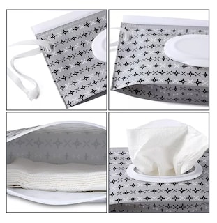 Foto 3 | Foto 3 | Caja Porta Toallitas Humedas Estuche Azul,negro,gris,blanco
