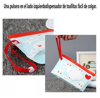 Foto 5 | Foto 5 | Bolsa De Toallitas Húmedas Para Bebés, Sin Alcohol 8 Pcs Figuras Colores