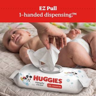 Foto 4 | Foto 4 | Toallitas Para Bebés Huggies Simply Clean, Sin Fragancia, 64 Toallitas - Venta Internacional.