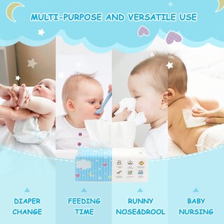 Foto 3 | Foto 3 | Toallitas Secas Para Bebés Orighty Baby, 600 Unidades - Venta Internacional.