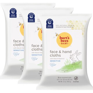 Foto 1 | Foto 1 | Toallitas Limpiadoras Burt's Bees Baby Sin Perfume, 30 Toallitas X 3 - Venta Internacional.