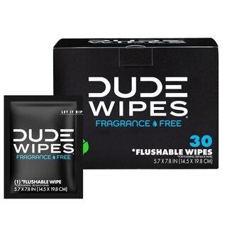 Foto 1 | Foto 1 | Toallitas Desechables Dude On-the-go 30 Piezas - Venta Internacional