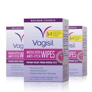 Foto 1 | Foto 1 | Toallitas Íntimas Femeninas Vagisil Anti-picazón Medicada X36 - Venta Internacional.