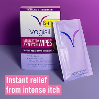 Foto 2 | Foto 2 | Toallitas Íntimas Femeninas Vagisil Anti-picazón Medicada X36 - Venta Internacional.
