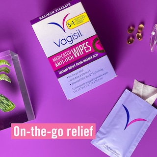 Foto 4 | Foto 4 | Toallitas Íntimas Femeninas Vagisil Anti-picazón Medicada X36 - Venta Internacional.