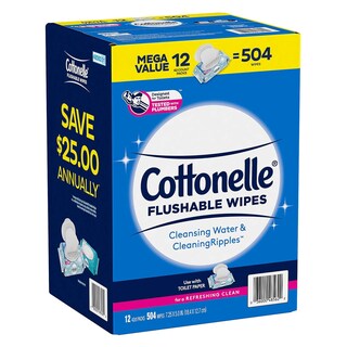 Foto 2 | Foto 2 | Toallitas Desechables Cottonelle 504 Unidades - Venta Internacional.