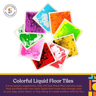 Foto 7 | Foto 7 | Liquid Floor Tiles Special Supplies, Juego Cuadrado De 9 Niños - Venta Internacional.