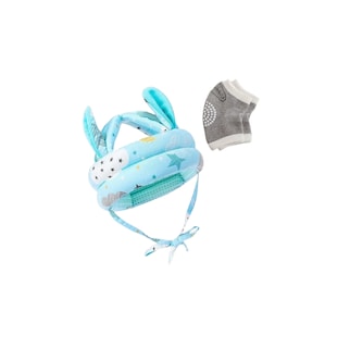 Foto 1 | Foto 1 | Casco para Bebés Antigolpes más Rodilleras Azul
