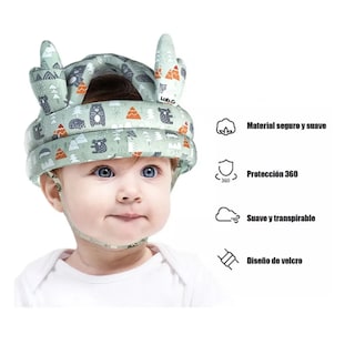 Foto 2 | Foto 2 | Gorro Protección Caídas Cascos Bebés Lab.g Verde Claro