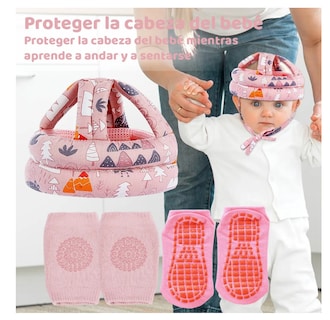 Foto 4 | Foto 4 | Cascos Para Bebes Antigolpes Seguridad Bebes + Rodilleras