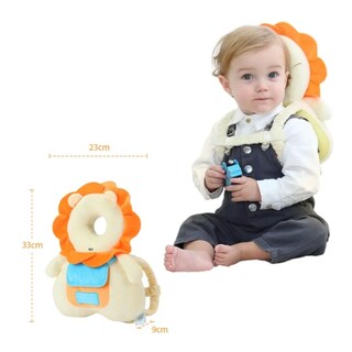 Foto 3 | Foto 3 | Casco Para Bebe Antigolpes Gorro Protector Cabeza Acolchada Leon Eo Safe Imports Esi-21257 Amarillo