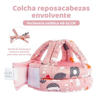 Foto 3 | Foto 3 | Casco Para Bebes Más Rodilleras Y Calcetas Eo Safe Imports Esi-21238 Rosa