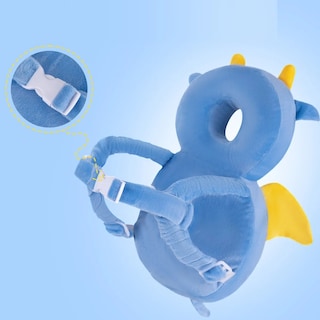 Foto 4 | Foto 4 | Casco Para Bebe Gorro Protector Cabeza Acolchada Dragon Volador Peluche Eo Safe Importsesi-21256 Azul