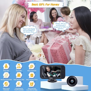 Foto 6 | Foto 6 | Cámara De Coche Para Bebé Leekooluu 1080p Hd Con Visión Nocturna 360° Rot. - Venta Internacional.