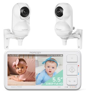 Foto 1 | Foto 1 | Monitor de Vídeo de Bebés Momcozy BM03 1080p Full HD con 2 Cámaras - Venta Internacional