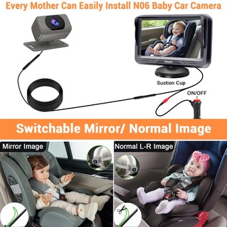 Foto 4 | Foto 4 | Cámara De Coche Para Bebés Rohent Gray 1080p Hd Con Visión Nocturna De 150° De Ancho - Venta Internacional.
