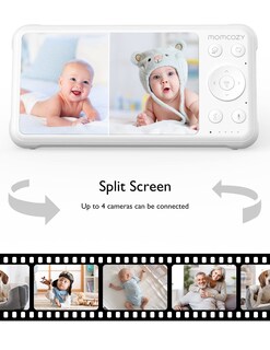 Foto 3 | Foto 3 | Monitor Para Bebés Momcozy Bm01, Cámara Adicional 1080p Hd Con Panorámica, Inclinación Y Zoom - Venta Internacional.