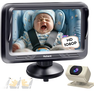 Foto 1 | Foto 1 | Cámara De Coche Para Bebés Rohent Beige 1080p Hd Con Visión Nocturna 150° - Venta Internacional.