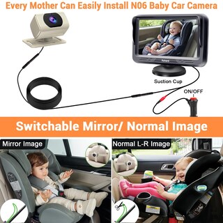 Foto 4 | Foto 4 | Cámara De Coche Para Bebés Rohent Beige 1080p Hd Con Visión Nocturna 150° - Venta Internacional.