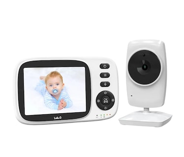 Foto 1 | Foto 1 | Monitor Para Bebe Inalámbrico Cámara Seguridad Blanco Detalles Negro
