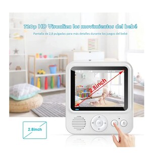 Foto 2 | Foto 2 | Monitor De Bebe Con Camara De Vision Nocturna Blanco