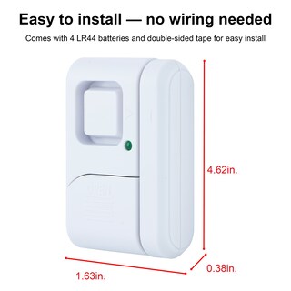 Foto 2 | Foto 2 | Alarma De Puerta Y Ventana Ge Personal Security, Paquete De 5 Unidades, Color Blanco - Venta Internacional.