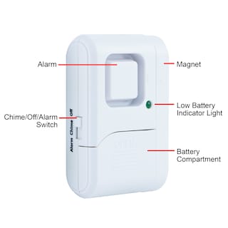 Foto 3 | Foto 3 | Alarma De Puerta Y Ventana Ge Personal Security, Paquete De 5 Unidades, Color Blanco - Venta Internacional.